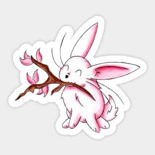 Bunny Blossoms Sticker